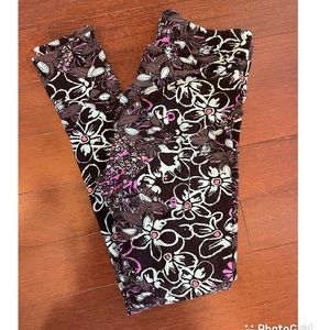 Lularoe OneSize Floral Leggings